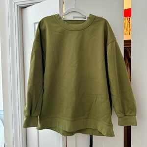 Lululemon green oversized pullover